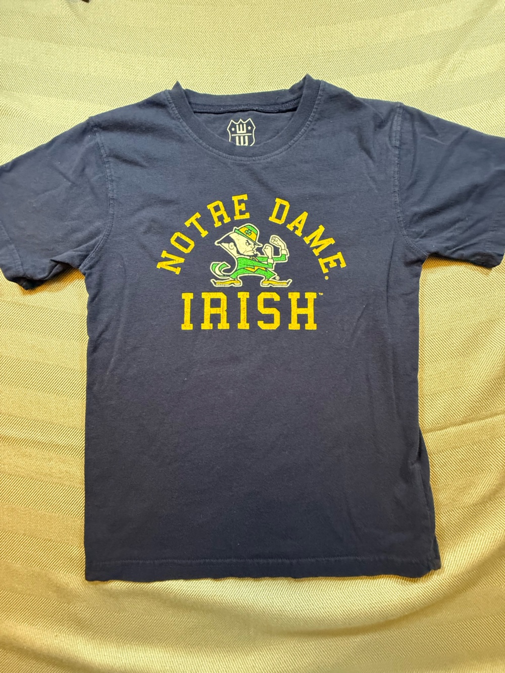 Notre Dame Irish Navy Kids T-Shirt